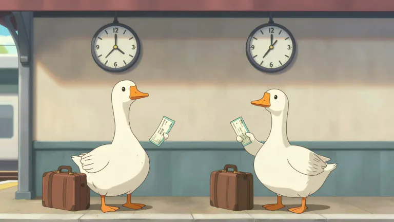 Visual representation of "what’s sauce for the goose is sauce for the gander" - The same standards that apply to one person should also apply to others.