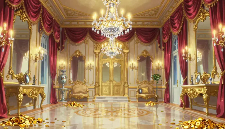 Visual representation of "opulent" - Very rich and luxurious