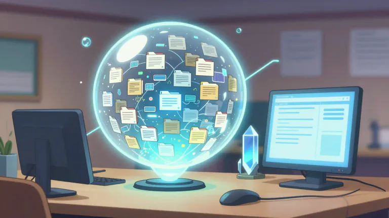 Visual representation of "glob" - A term used in computing to refer to a collection of files or data.