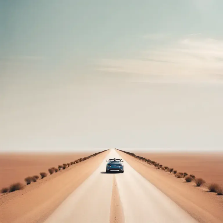 Visual representation of "have a long way to go" - To have a great distance to travel