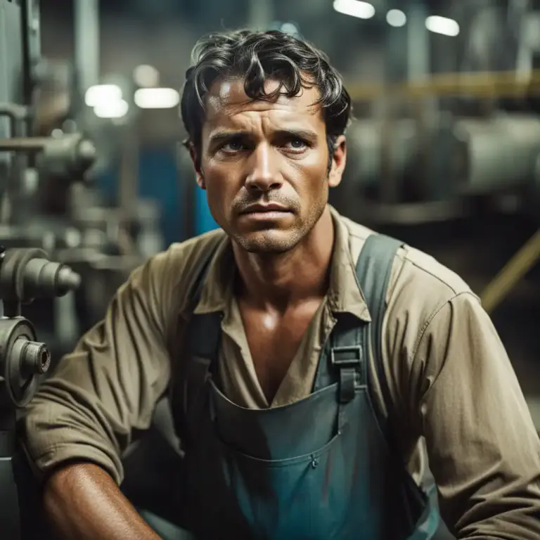 Visual representation of "proletarian" - A person of the laboring class.