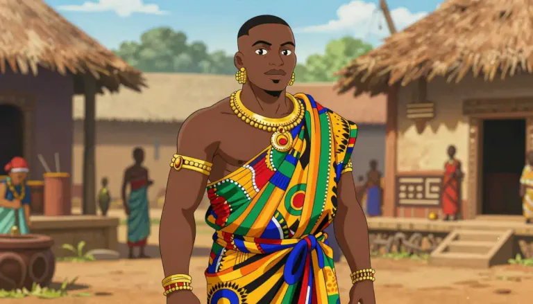 Visual representation of "ashanti" - A member of a people of Ghana, known for their rich culture and historical significance.