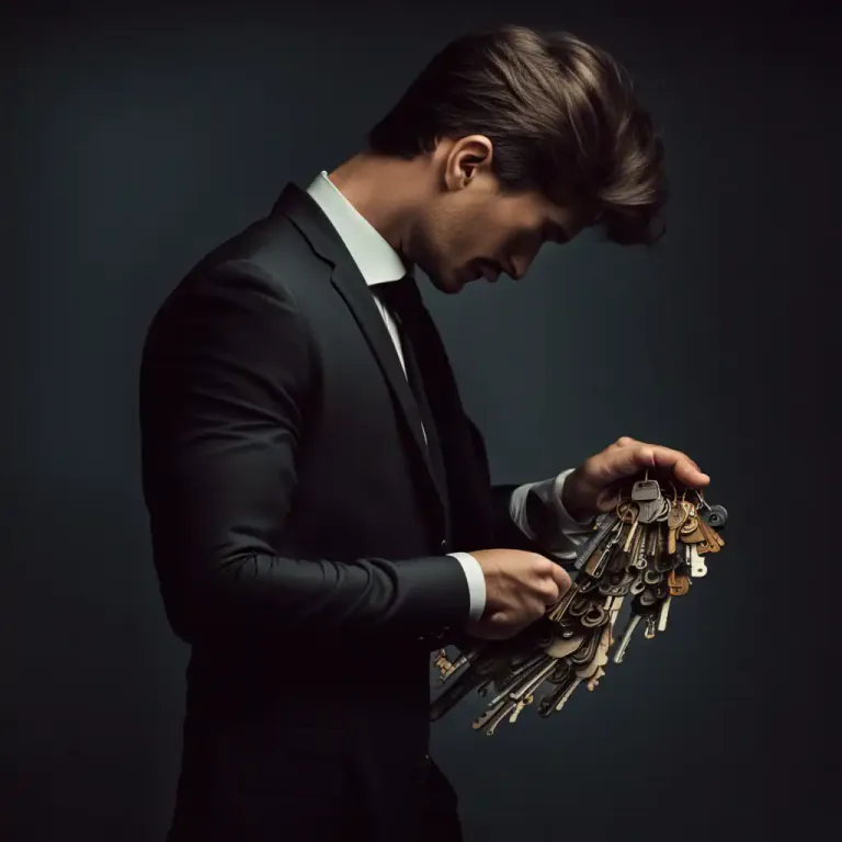 Visual representation of "feel for" - To investigate or search for something by touch
