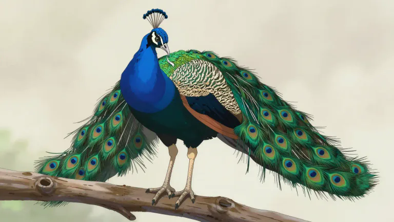 Visual representation of "preen" - When a bird cleans its feathers with its beak or when a person neatens themselves up for the sake of appearance