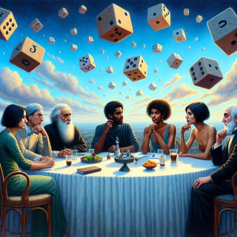 Visual representation of "arbitrariness" - The condition of being determined by chance, whim, or impulse, and not by necessity, reason, or principle