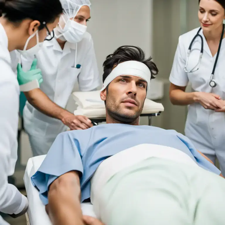 Visual representation of "trauma" - Physical injury