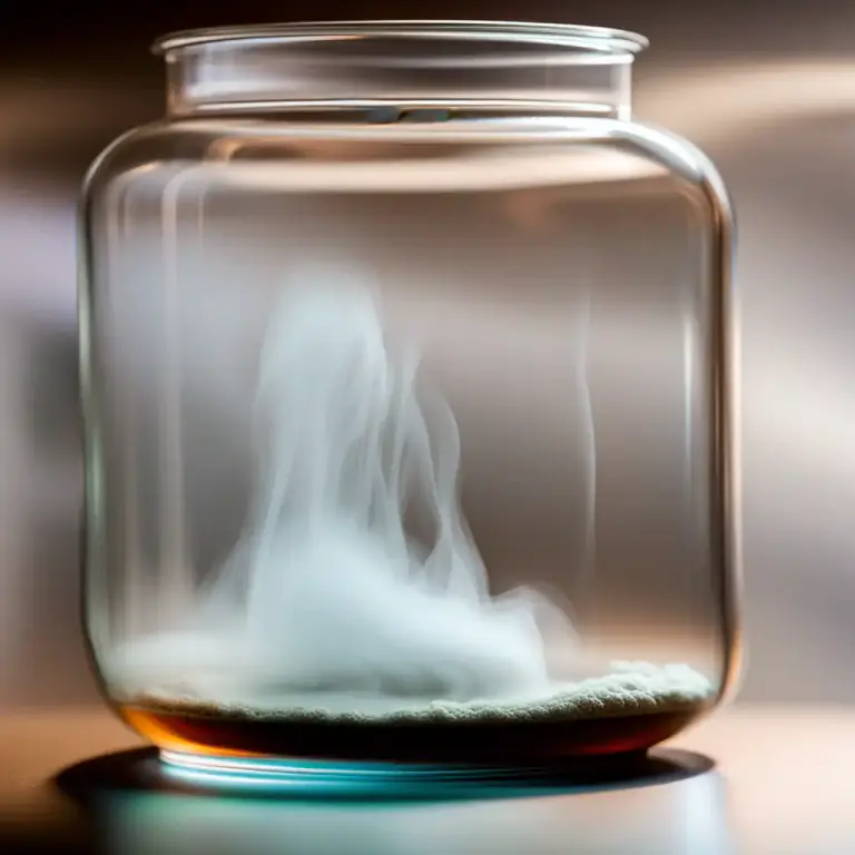 Visual representation of "fugitive" - A substance that disappears quickly or is prone to evaporation