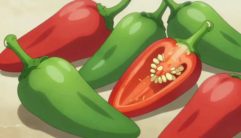 Visual representation of "chilli" - A small red or green hot-tasting pepper.