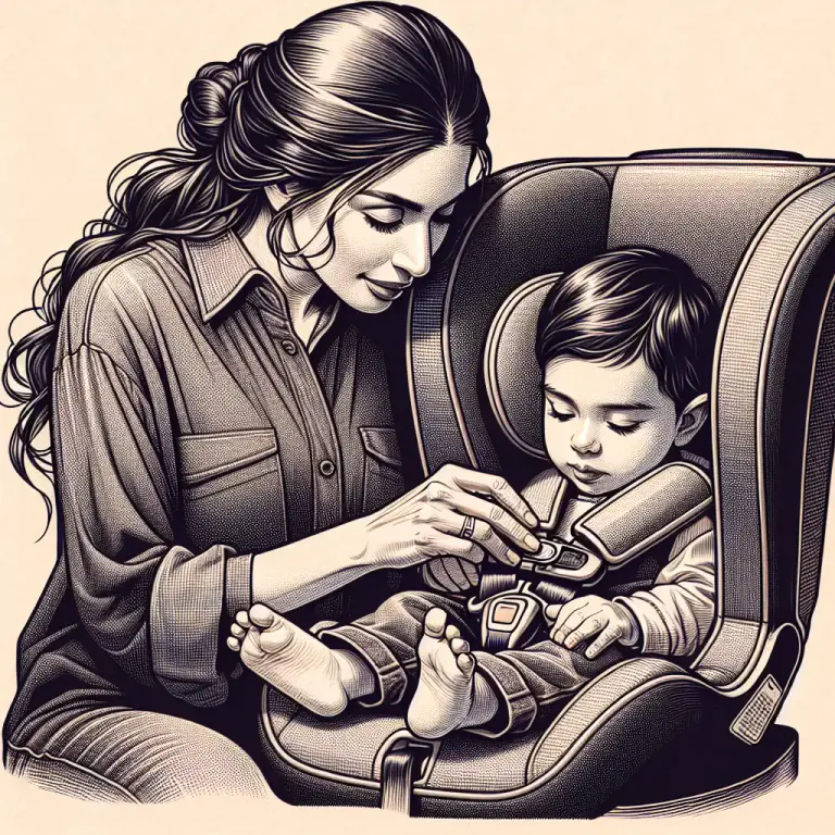 Visual representation of "unbuckle" - To release or free from something that is buckled or fastened