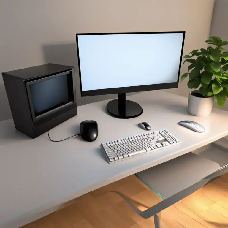 Visual representation of "monitor" - The part of a computer that contains the screen where images and data are displayed