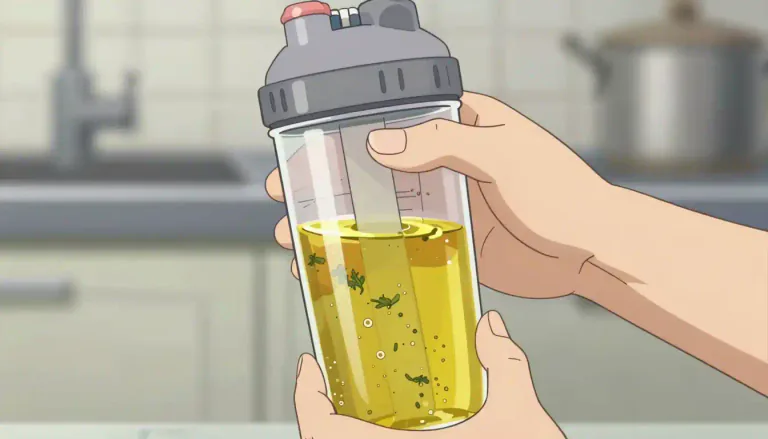 Visual representation of "shaker" - A container used for shaking, mixing and storing liquids, like drinks or salad dressings