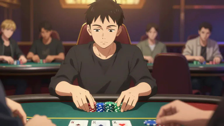 Visual representation of "grinder" - In poker, a player who makes a living by making small amounts of money over a long period of time.