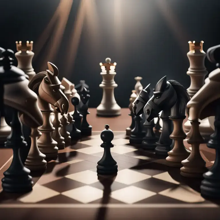 Visual representation of "skewer" - A technique in chess where a piece is attacked and when it moves to safety, another piece behind it is attacked.