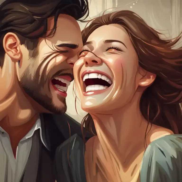 Visual representation of "burst out" - To suddenly start making a sound, especially crying, laughing, or speaking