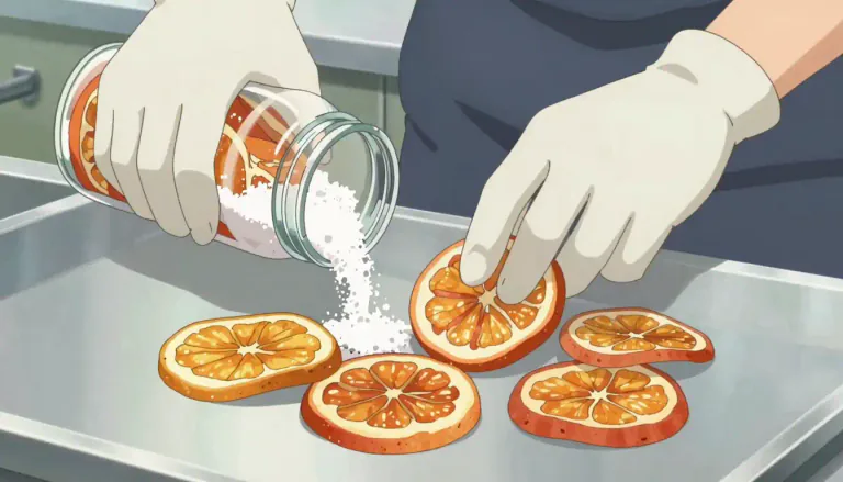 Visual representation of "metabisulfite" - A chemical compound often used as a preservative and antioxidant in food products.
