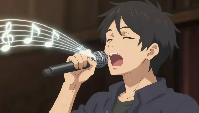Visual representation of "singer" - A person who uses their voice to make music