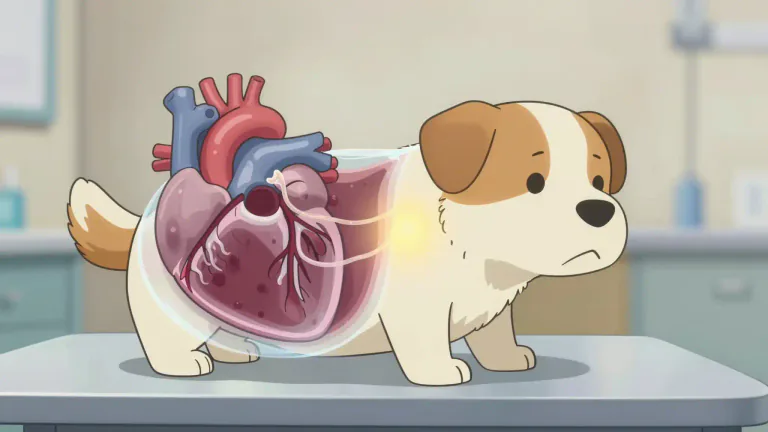 Visual representation of "heartworm" - Heartworm is a type of parasitic worm that primarily affects dogs and can cause severe health issues if not treated.
