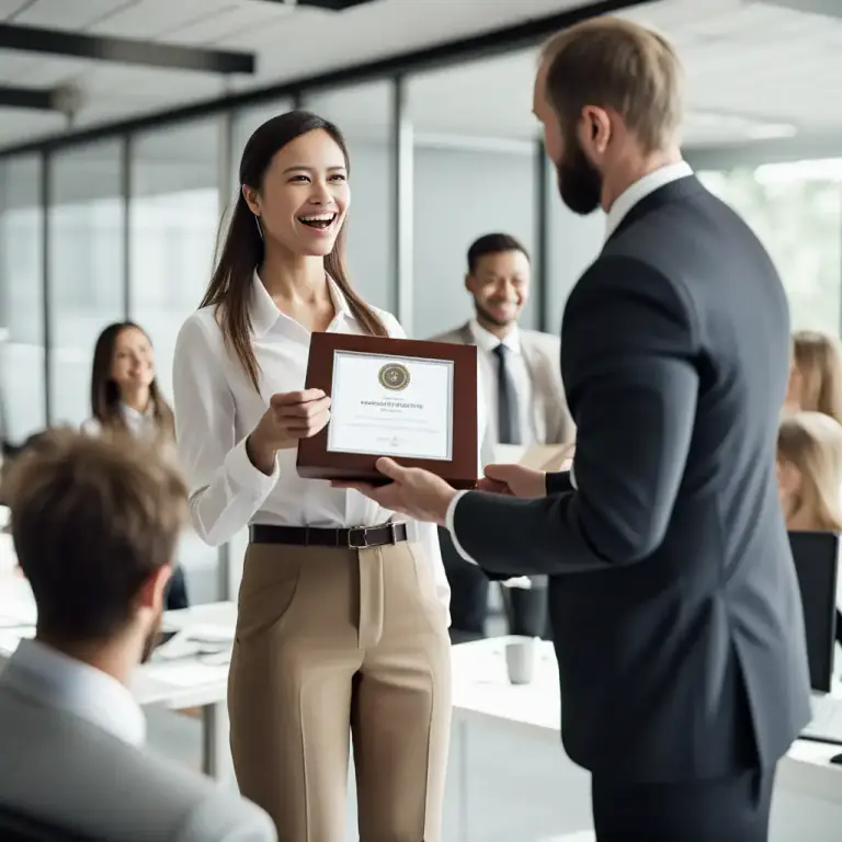 Visual representation of "credit" - Recognition or praise for an achievement
