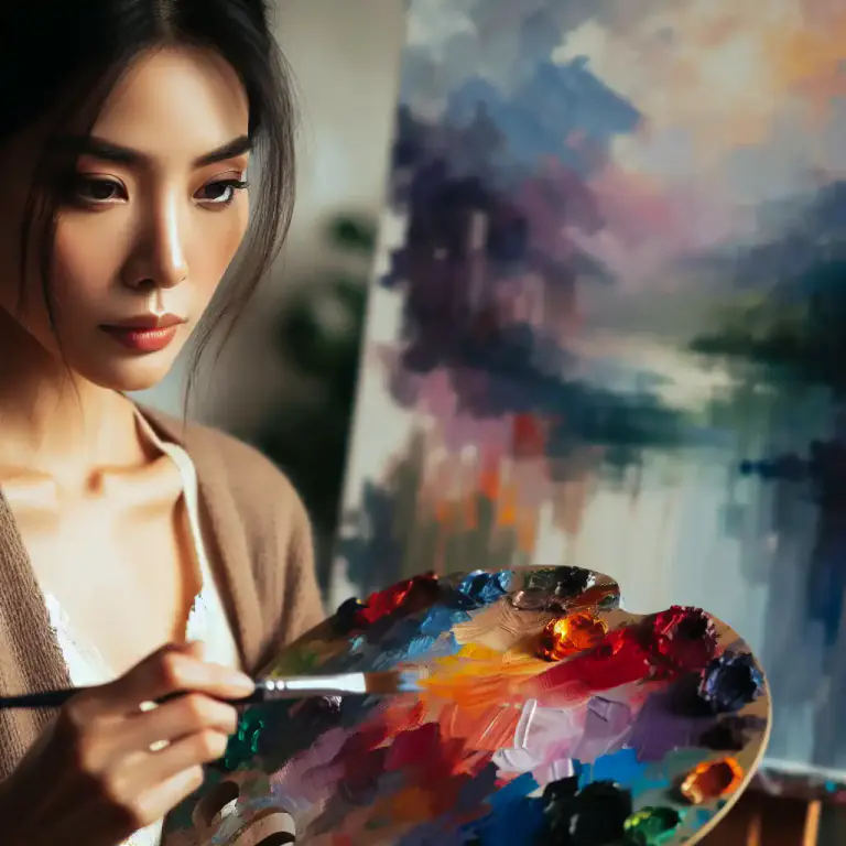 Visual representation of "impressionistic" - Giving an overall effect, but ignoring details or minor aspects.