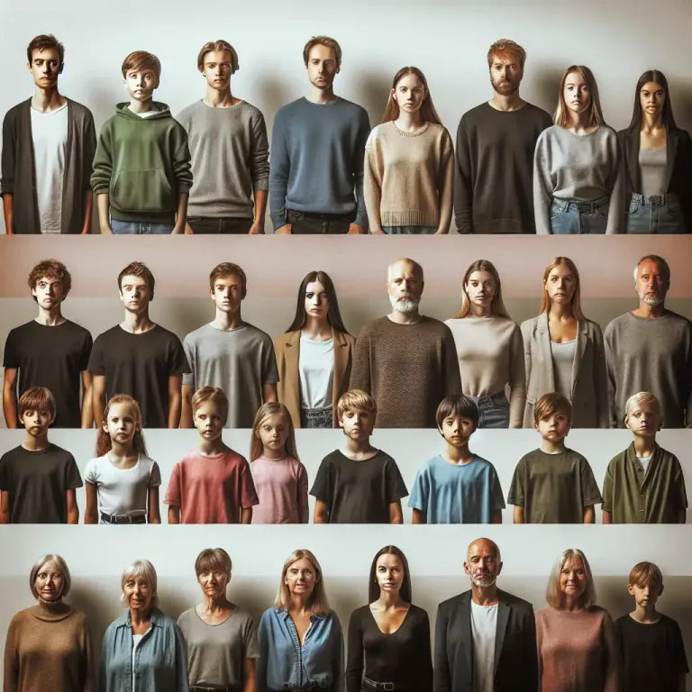 Visual representation of "stratify" - to sort or divide into separate groups or layers