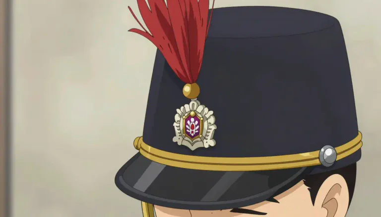 Visual representation of "shako" - A type of tall hat worn by certain army regiments, usually made from felt and adorned to signify rank or unit.