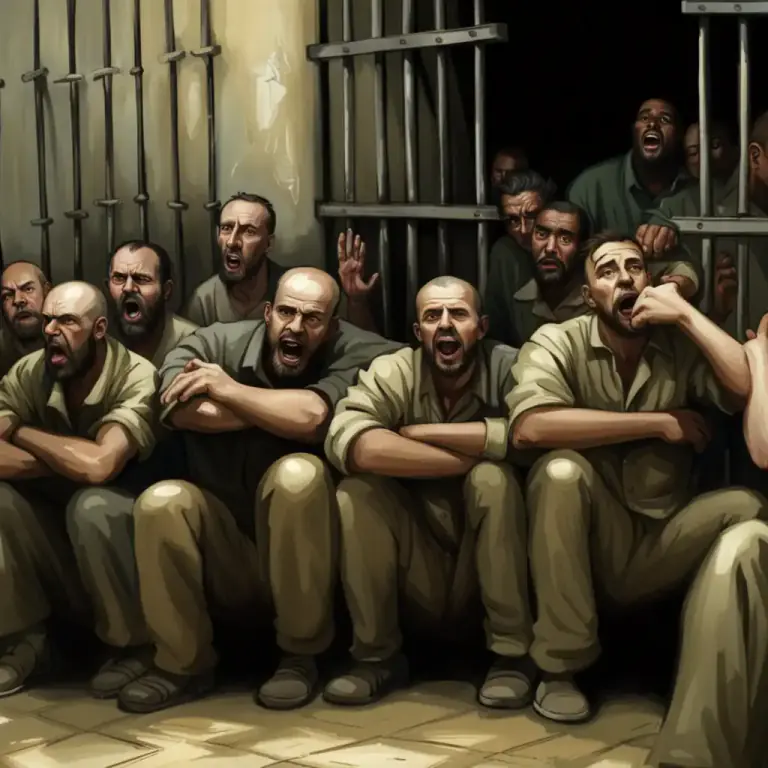 Visual representation of "subhuman" - A person viewed as less than human