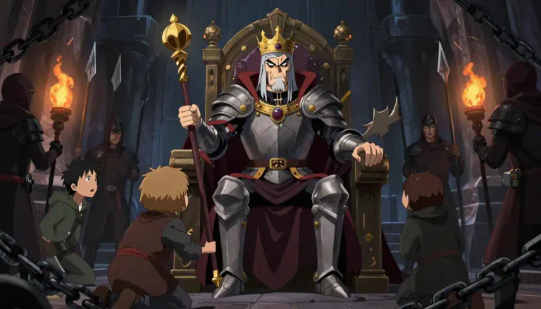 Visual representation of "tyrant" - A cruel and oppressive ruler