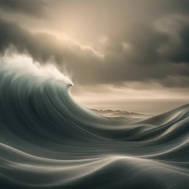 Visual representation of "evanescent" - In science, it means a field or wave that tapers to zero outside a certain range