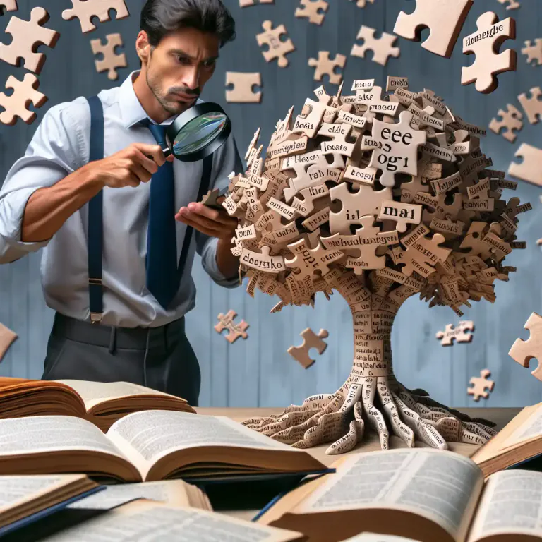 Visual representation of "morphological" - Relating to the study of the forms of words.