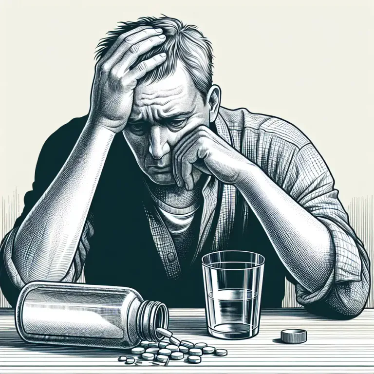 Visual representation of "groggy" - Affected or induced by the intake of alcohol or drugs.