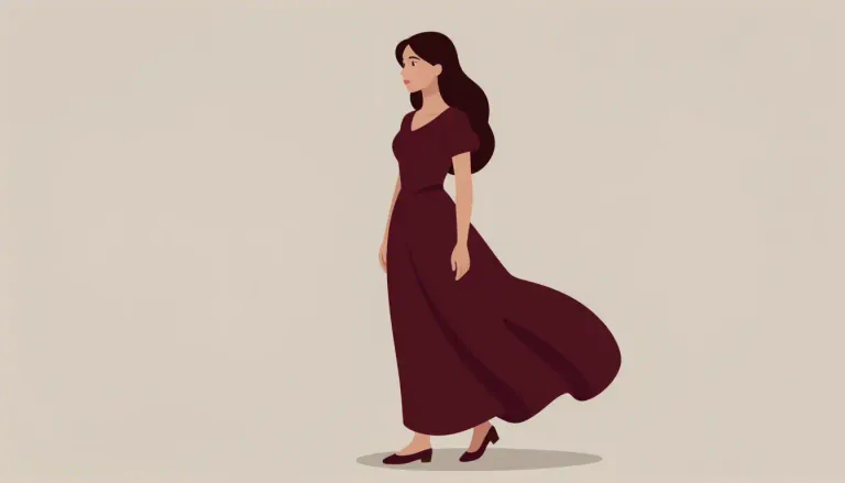 Visual representation of "burgundy" - A dark red color