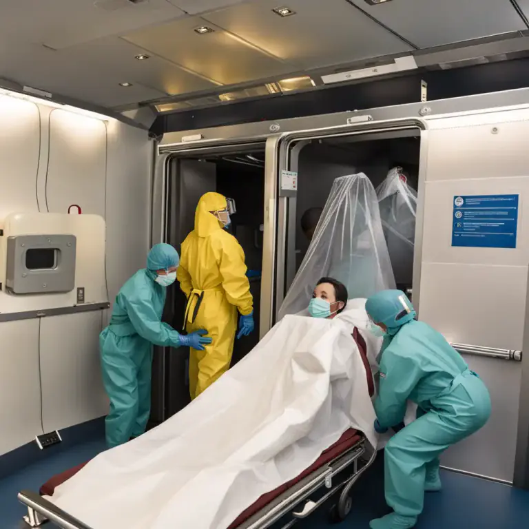 Visual representation of "quarantine" - To isolate or keep someone or something away from others to prevent the spread of a disease.