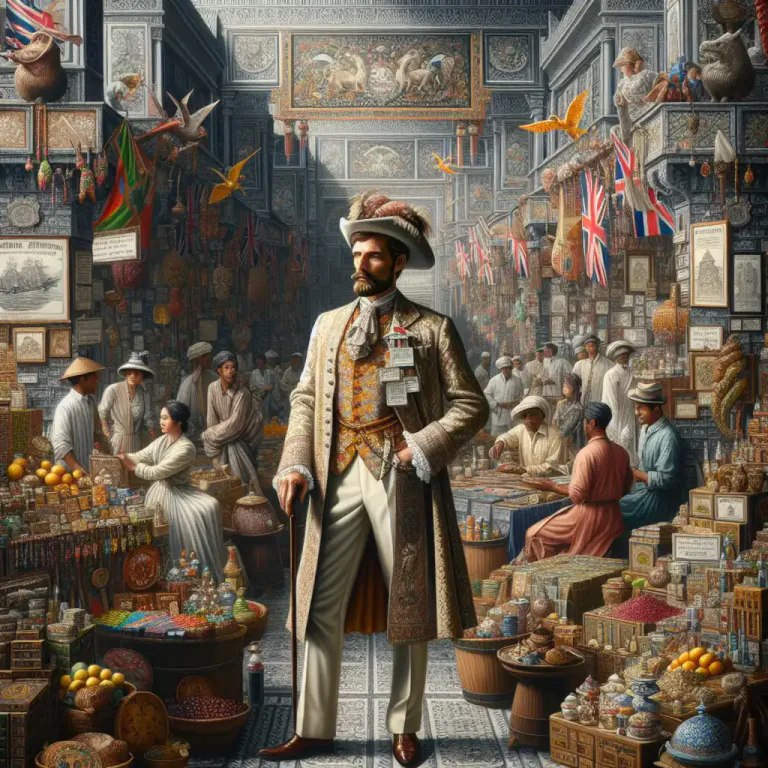 Visual representation of "nabob" - An important person in India, especially one who made a large amount of money there in the past