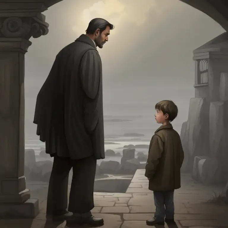 Visual representation of "stony" - Not having pity or compassion