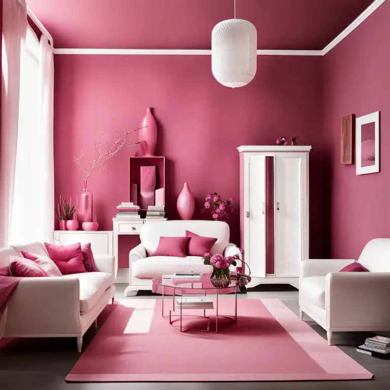 Visual representation of "rose" - A dark pink colour.