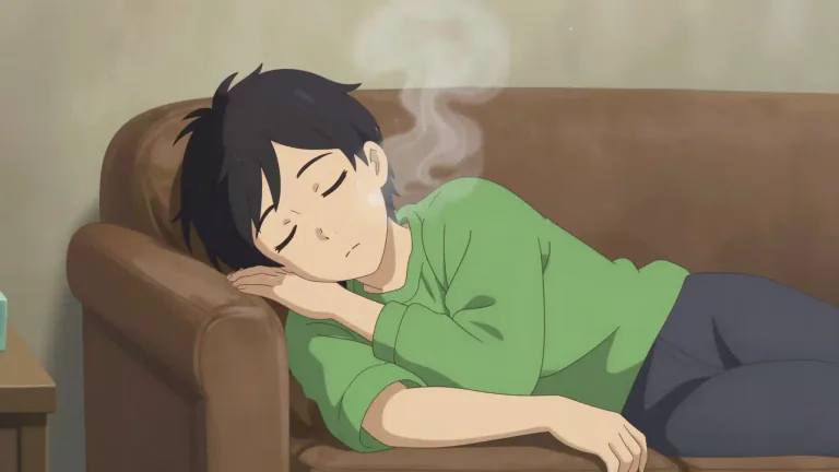 Visual representation of "stupor" - A state of near-unconsciousness or drowsiness