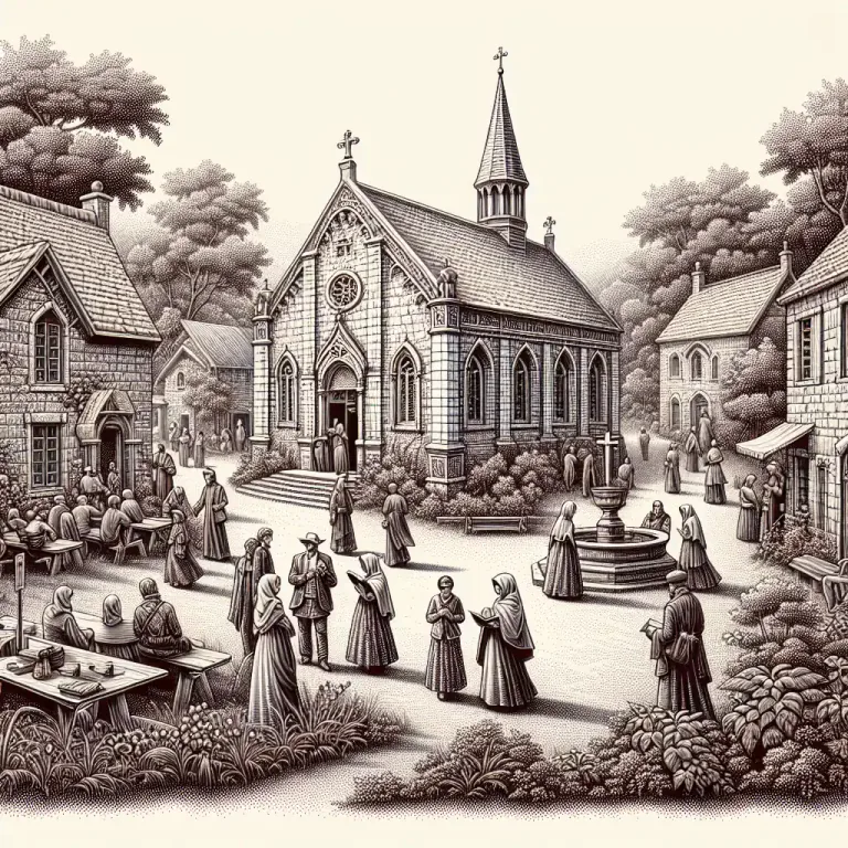 Visual representation of "deanery" - A group of parishes presided over by a dean