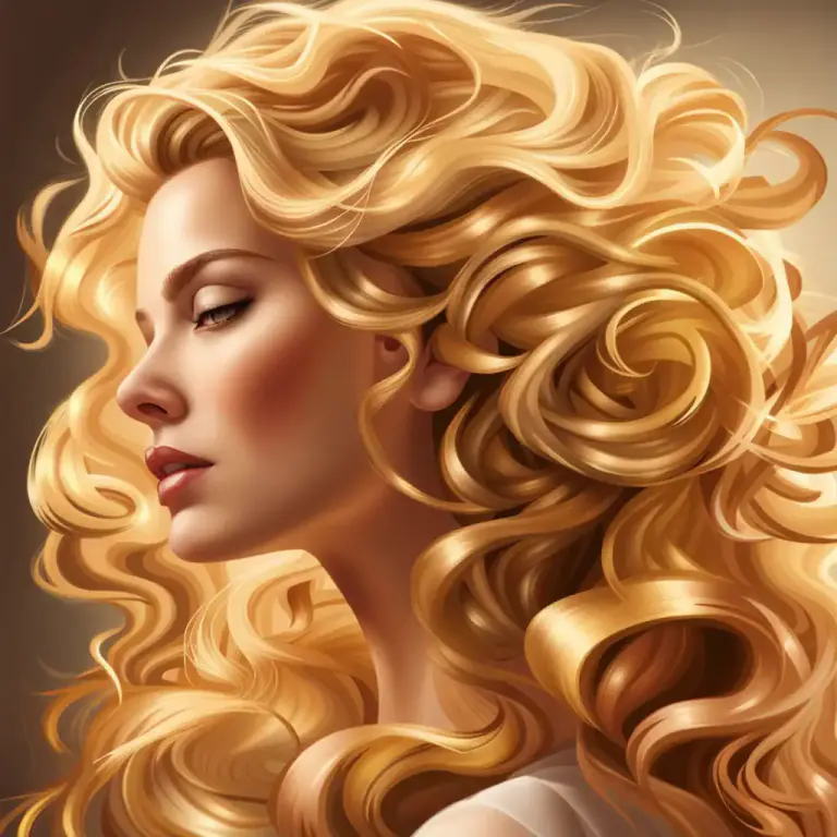 Visual representation of "lock" - A small curl or piece of hair