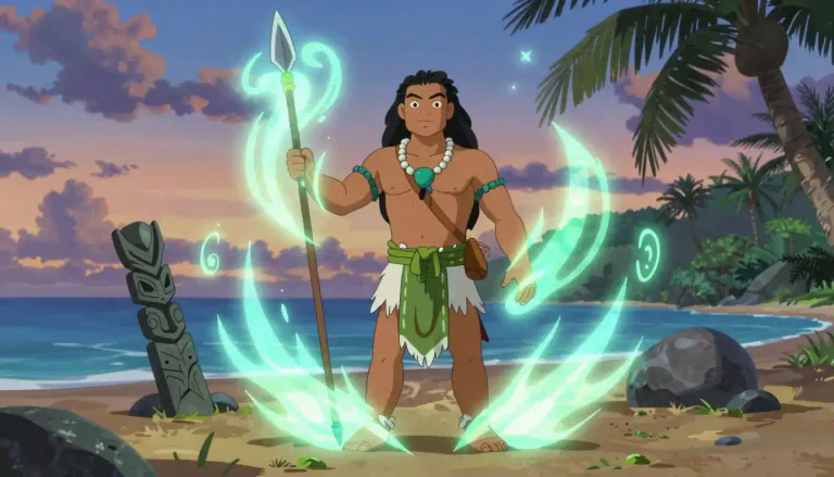 Visual representation of "mana" - A powerful supernatural force believed by many Pacific Islanders to exist in people and things