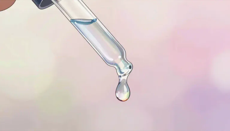 Visual representation of "gutta" - A small drop of a liquid.