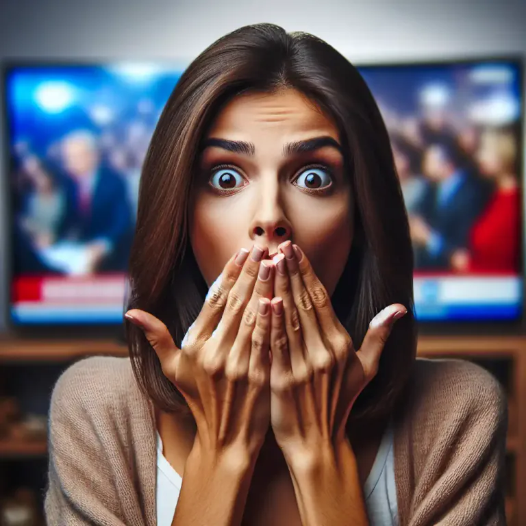 Visual representation of "horrify" - Shock or distress someone greatly by showing or telling them something undesired or unpleasant