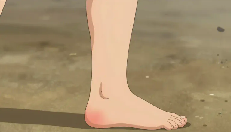 Visual representation of "shin" - The front part of your leg that's below the knee and above the ankle.