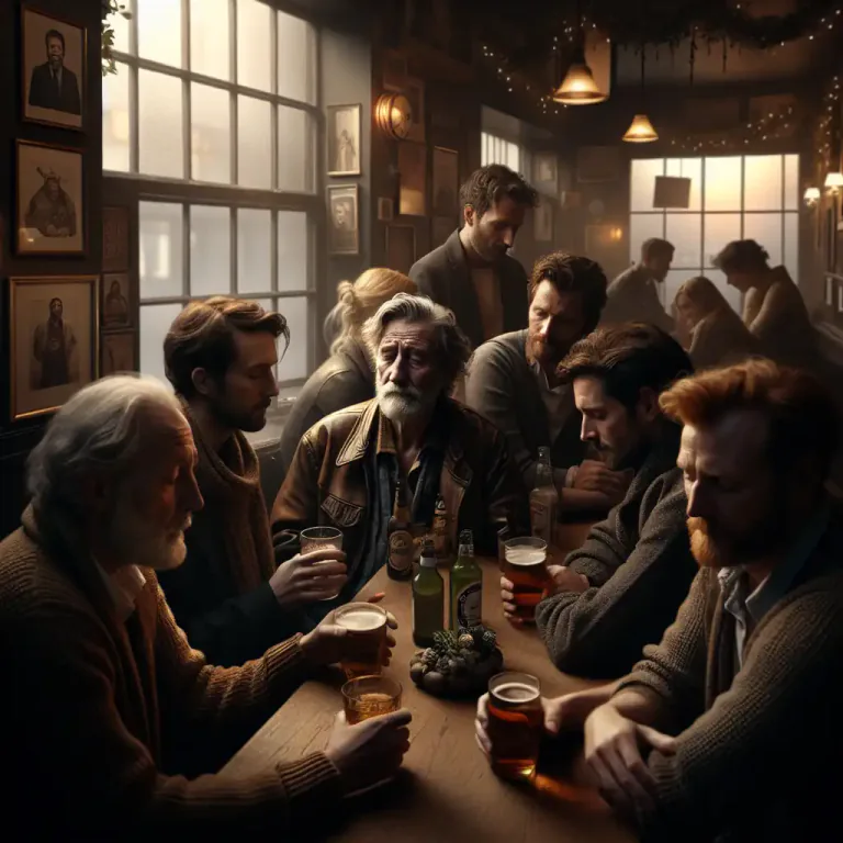 Visual representation of "wake" - A meeting of family or friends to remember a person who has died, often held at home soon after the funeral.