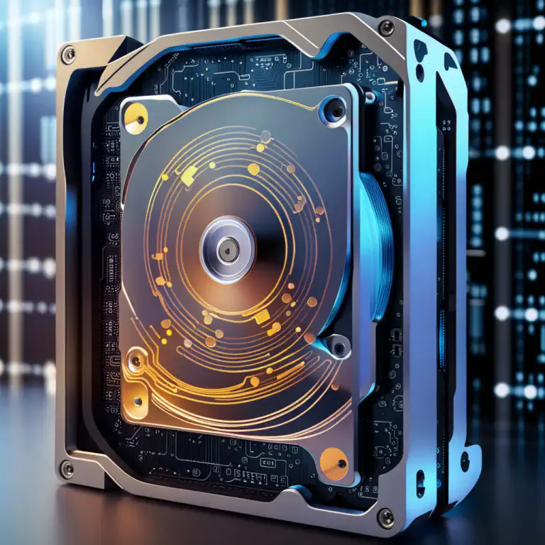 Visual representation of "sector" - A distinct part or subdivision of a computer's memory, disk, or other data storage device.