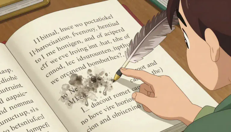 Visual representation of "erratum" - An error in printing or writing.