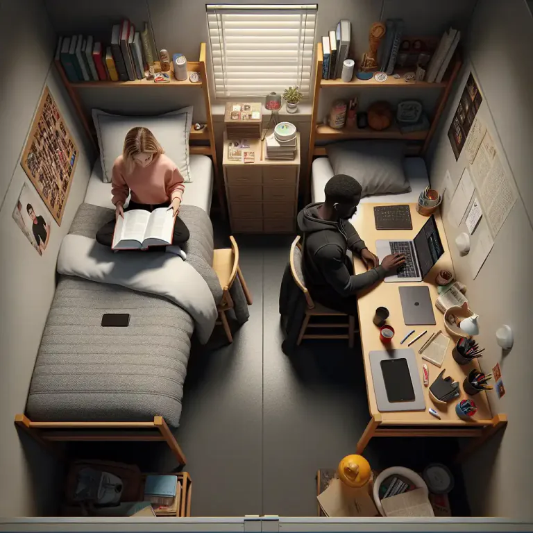 Visual representation of "room" - To occupy a room or rooms; reside