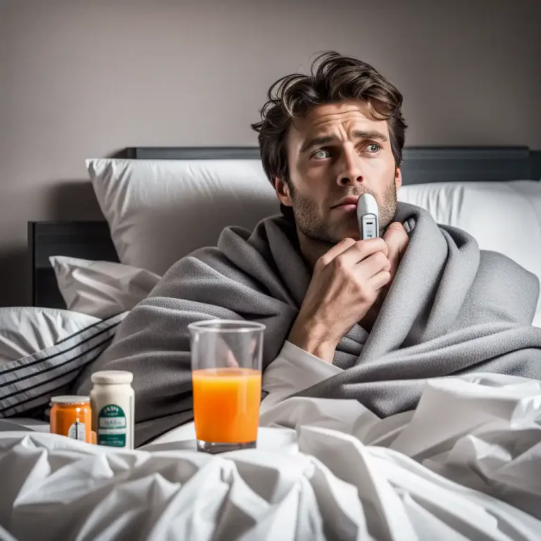 Visual representation of "lay up" - To cause someone to stay in bed due to illness or injury.