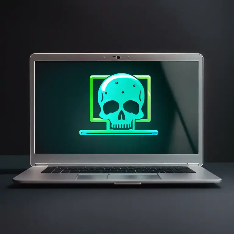 Visual representation of "infect" - To infect a computer with a virus or other malicious software.