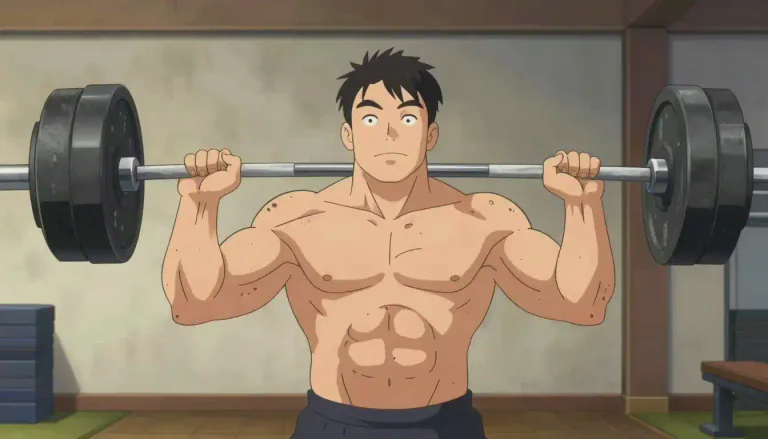 Visual representation of "bodybuilder" - A person who lifts weights to make their muscles larger and stronger.