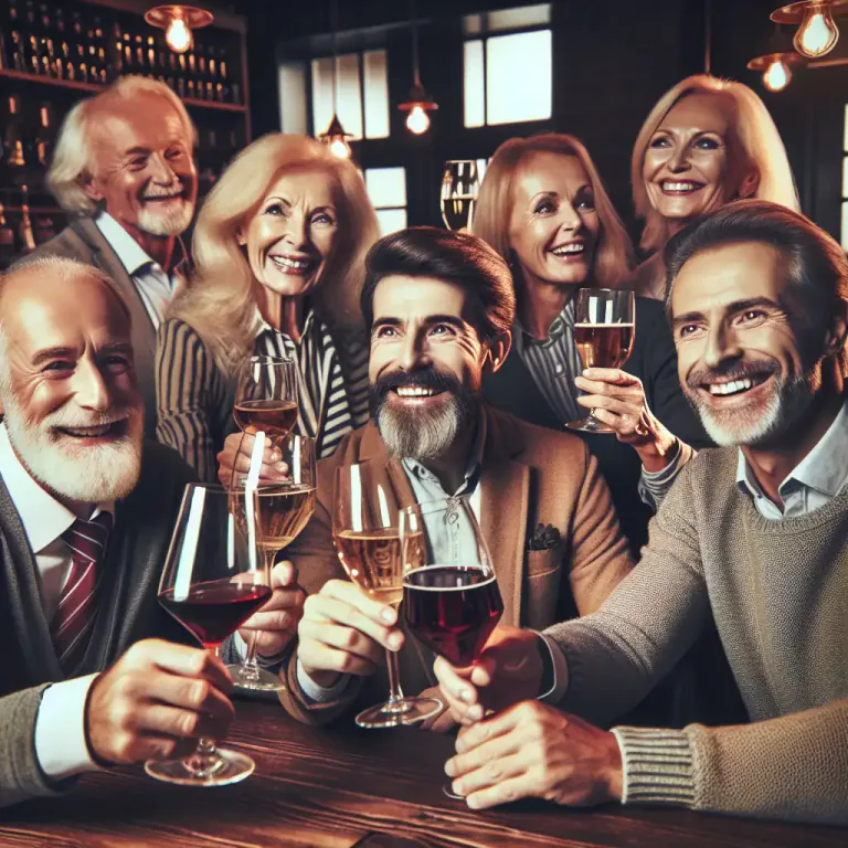 Visual representation of "libation" - An alcoholic drink, especially one that is enjoyed in a social situation